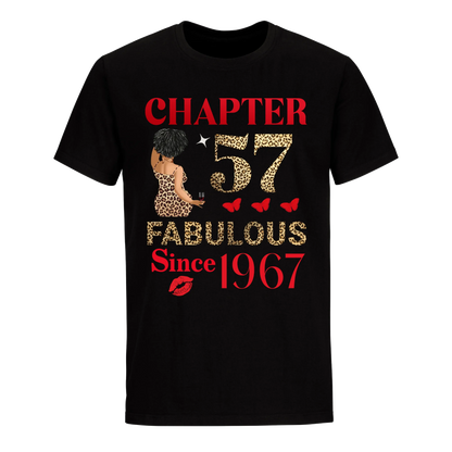 CHAPTER 57TH FAB SINCE 1967 UNISEX SHIRT