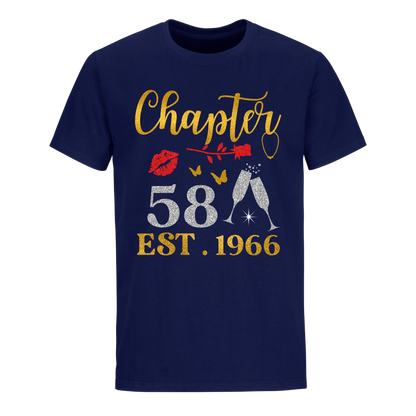 CHAPTER 58 EST 1966 UNISEX SHIRT