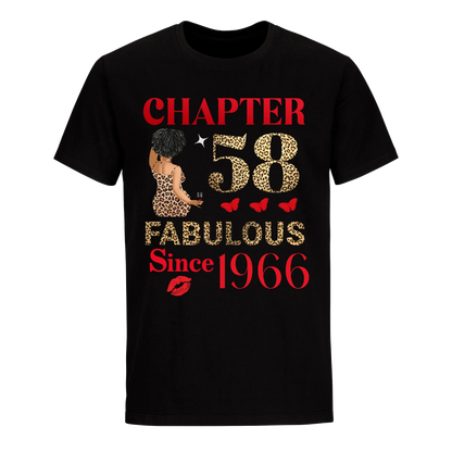 CHAPTER 58 FAB SINCE 1966 UNISEX SHIRT