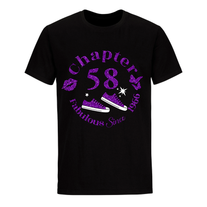 CHAPTER 58TH FAB SINCE 1966 UNISEX SHIRT