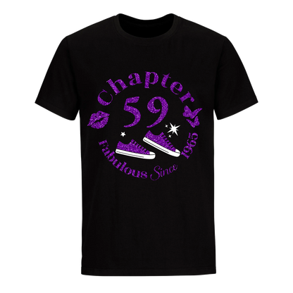 CHAPTER 59TH FAB SINCE 1965 UNISEX SHIRT