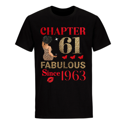 CHAPTER 61 FAB SINCE 1963 UNISEX SHIRT