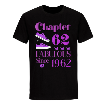 CHAPTER 62ND 1962 UNISEX SHIRT