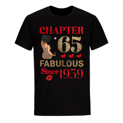 CHAPTER 65TH FAB SINCE 1959 UNISEX SHIRT