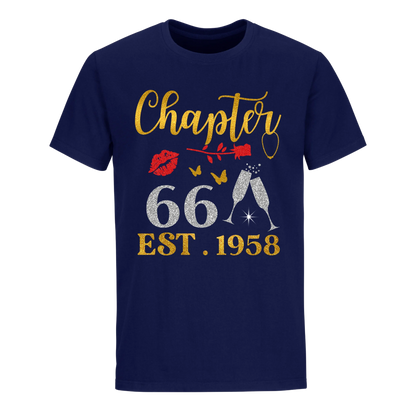 CHAPTER 66 EST 1958 UNISEX SHIRT