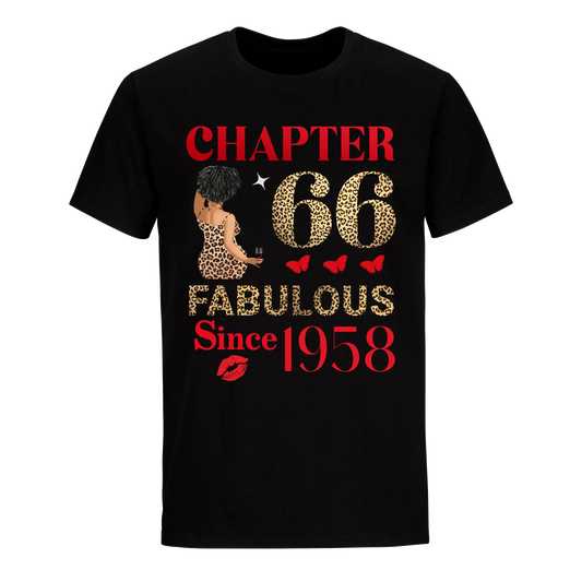 CHAPTER 66 FAB SINCE 1958 UNISEX SHIRT