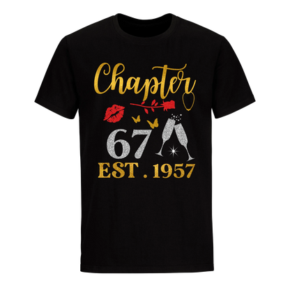 CHAPTER 67 EST 1957 UNISEX SHIRT