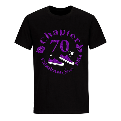 CHAPTER 70TH FAB SINCE 1954 UNISEX SHIRT