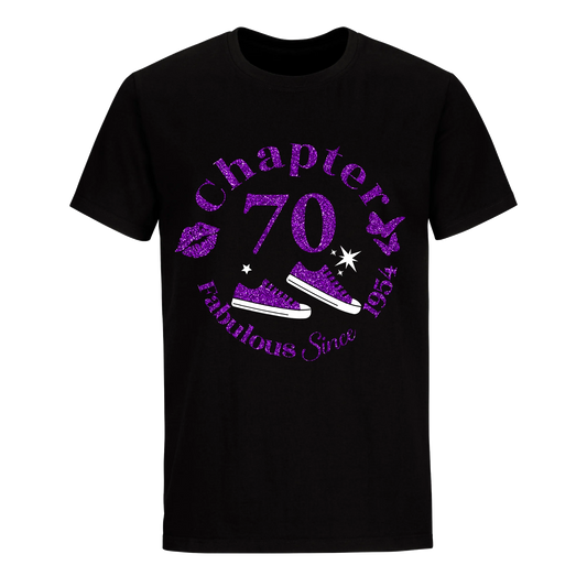 CHAPTER 70TH FAB SINCE 1954 UNISEX SHIRT