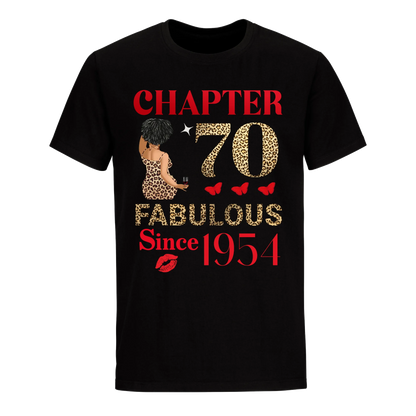 CHAPTER 70TH FAB SINCE 1954 UNISEX SHIRT