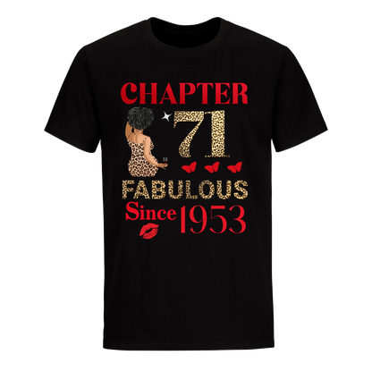 CHAPTER 71ST FAB SINCE 1953 UNISEX SHIRT