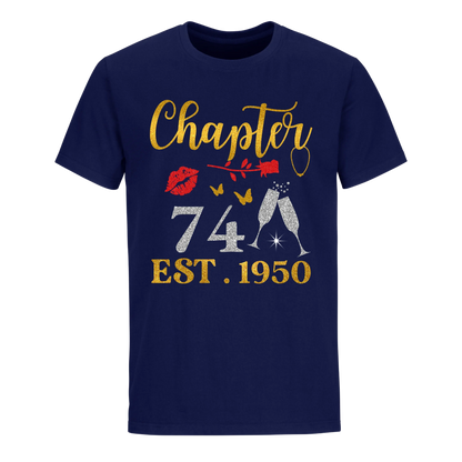 CHAPTER 74 EST 1950 UNISEX SHIRT