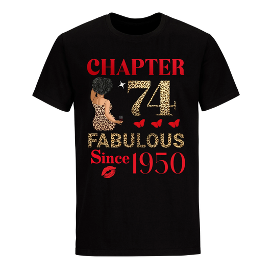 CHAPTER 74TH FAB SINCE 1950 UNISEX SHIRT