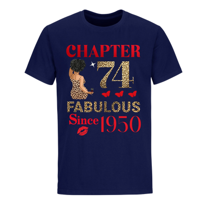 CHAPTER 74TH FAB SINCE 1950 UNISEX SHIRT