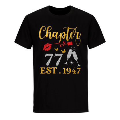 CHAPTER 77 EST 1947 UNISEX SHIRT