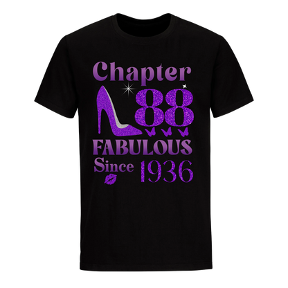 CHAPTER 88TH FABULOUS SINCE 1936 UNISEX SHIRT