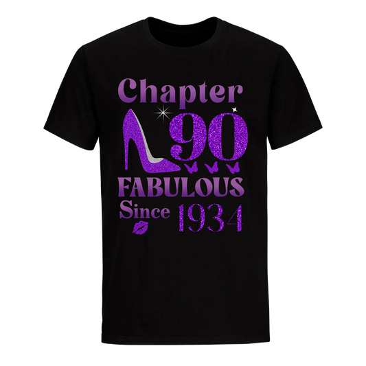 CHAPTER 90TH FABULOUS SINCE 1934 UNISEX SHIRT