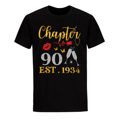 CHAPTER 90TH EST 1934 UNISEX SHIRT