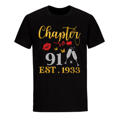 CHAPTER 91 EST 1933 UNISEX SHIRT