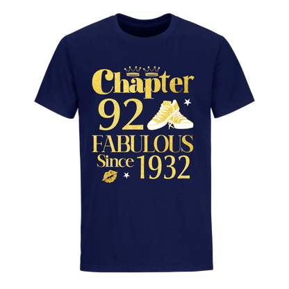 CHAPTER 92ND 1932 FAB UNISEX SHIRT