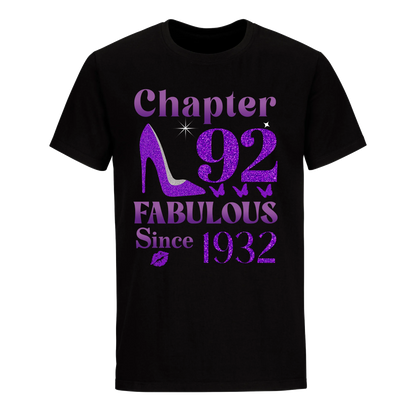 CHAPTER 92ND FABULOUS SINCE 1932 UNISEX SHIRT