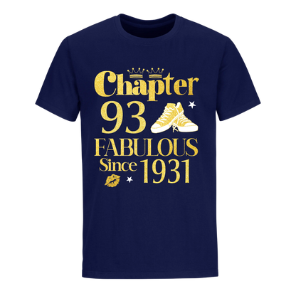 CHAPTER 93RD 1931 FAB UNISEX SHIRT