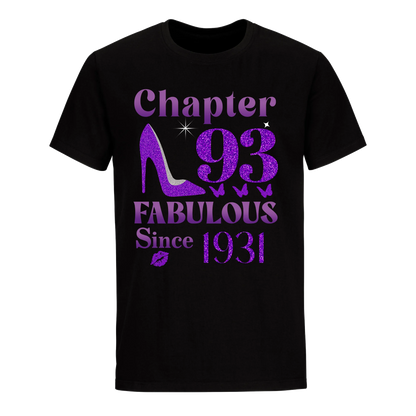 CHAPTER 93RD FABULOUS SINCE 1931 UNISEX SHIRT