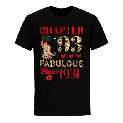 CHAPTER 93 FAB SINCE 1931 UNISEX SHIRT