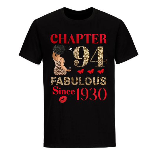 CHAPTER 94TH FAB SINCE 1930 UNISEX SHIRT