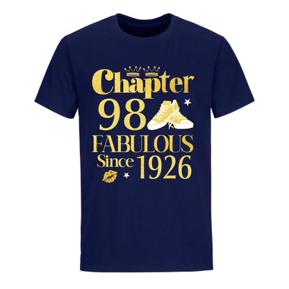 CHAPTER 98TH 1926 FAB UNISEX SHIRT