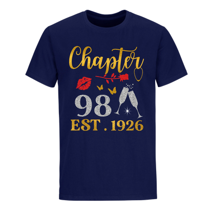 CHAPTER 98 EST 1926 UNISEX SHIRT