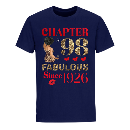 CHAPTER 98 FAB SINCE 1926 UNISEX SHIRT