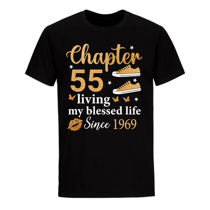 CHAPTER 55TH LIVING MY BLESSED LIFE SINCE 1969 UNISEX SHIRT