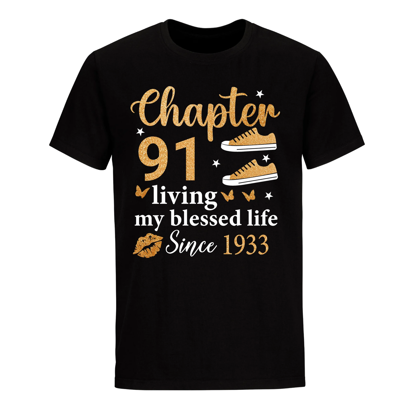 CHAPTER 91ST LIVING MY BLESSED LIFE SINCE 1933 UNISEX SHIRT