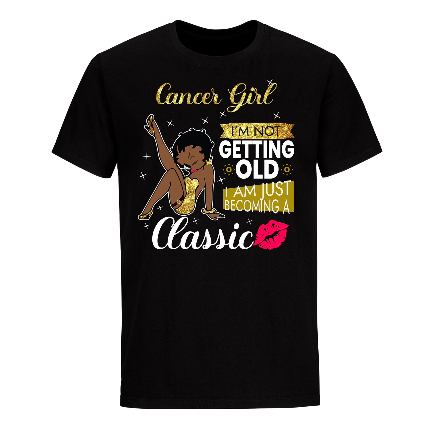 CANCER GIRL CLASSIC GOLD SHIRT