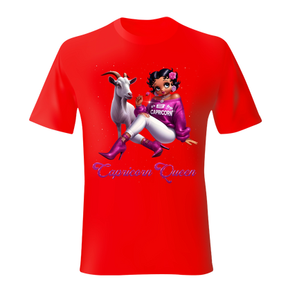 CAPRICORN QUEEN ZODIAC SUNSIGN UNISEX SHIRT