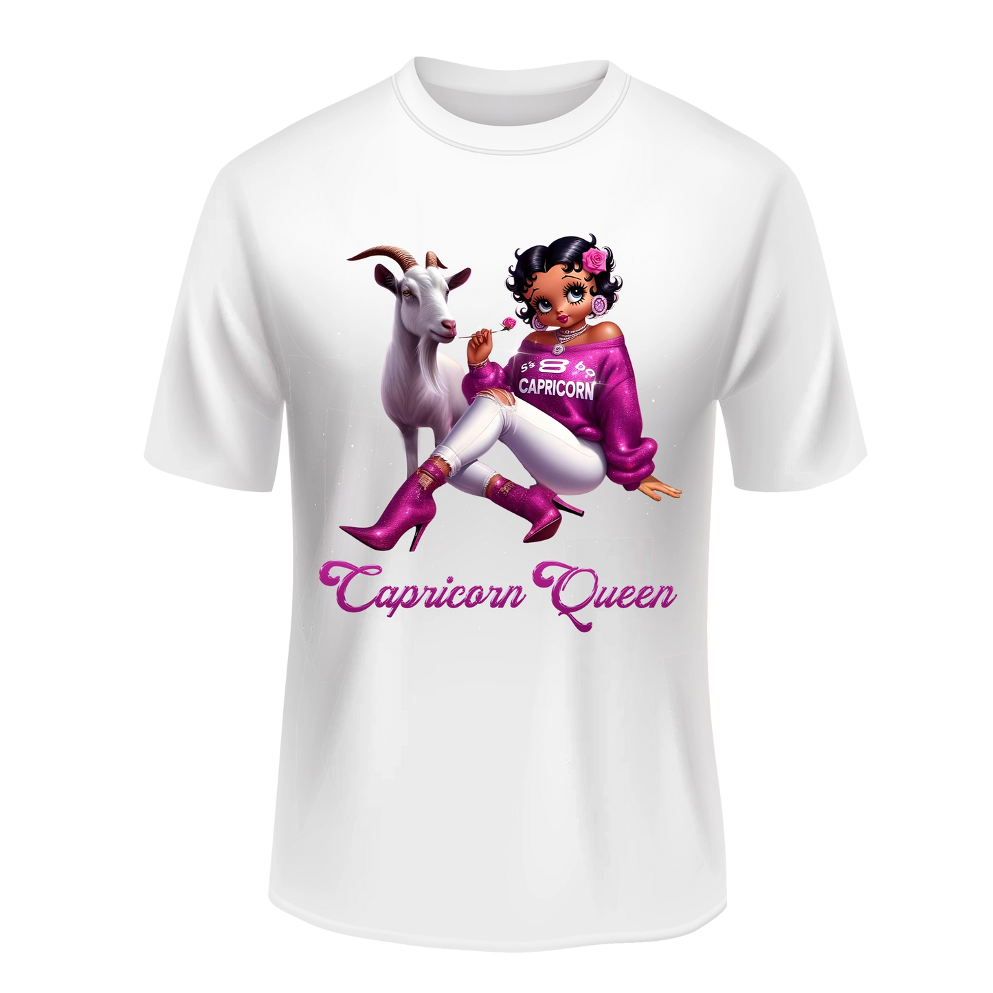 CAPRICORN QUEEN ZODIAC SUNSIGN UNISEX SHIRT