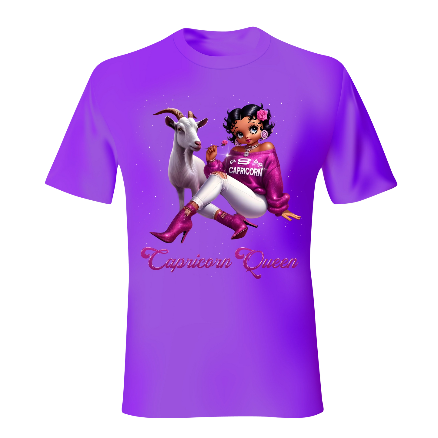 CAPRICORN QUEEN ZODIAC SUNSIGN UNISEX SHIRT