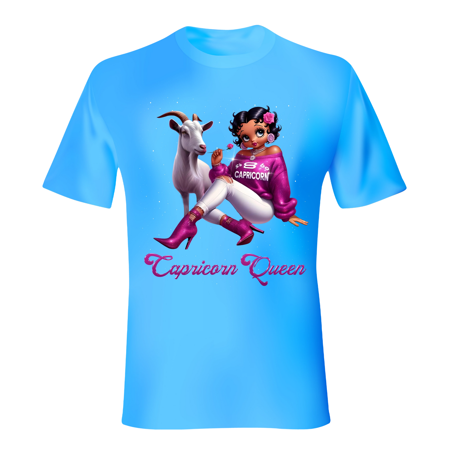 CAPRICORN QUEEN ZODIAC SUNSIGN UNISEX SHIRT