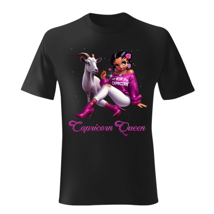 CAPRICORN QUEEN ZODIAC SUNSIGN UNISEX SHIRT