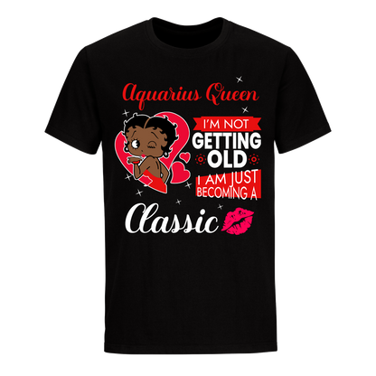 AQUARIUS BATTY BOOP TEN RED UNISEX SHIRT