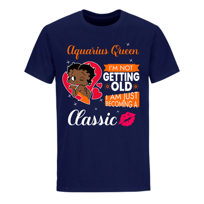 AQUARIUS BATTY BOOP TEN ORANGE UNISEX SHIRT