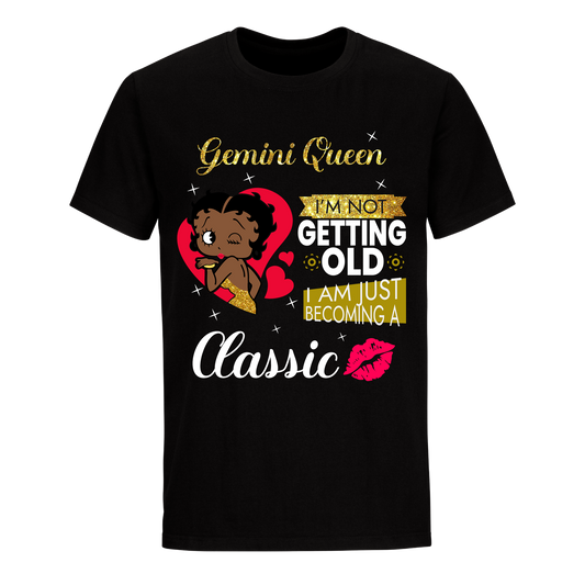 GEMINI BATTY BOOP TEN GOLDEN UNISEX SHIRT