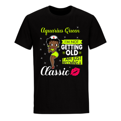 AQUARIUS BATTY BOOP ELEVEN GREEN UNISEX SHIRT