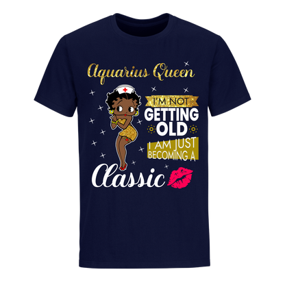 AQUARIUS BATTY BOOP ELEVEN GOLDEN UNISEX SHIRT