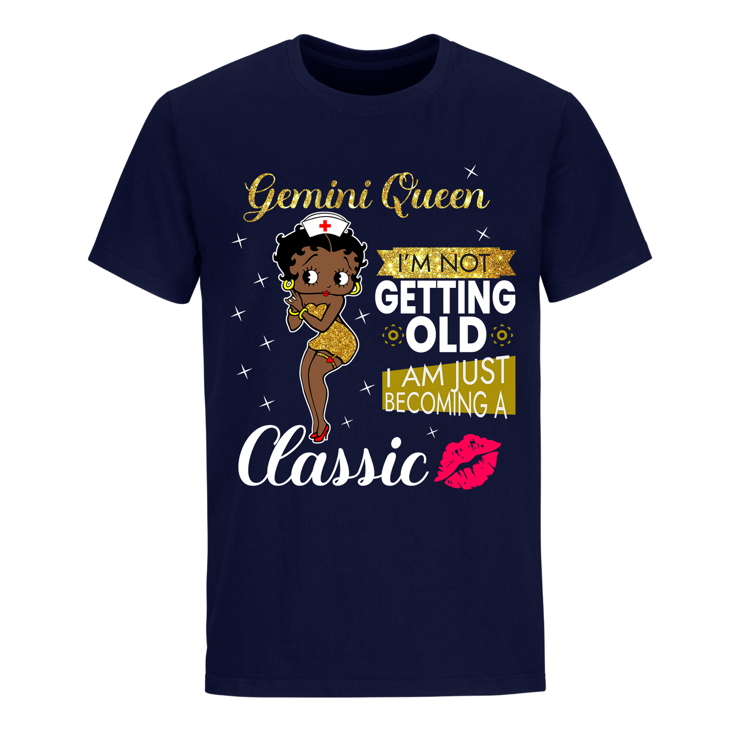 GEMINI BATTY BOOP ELEVEN GOLDEN UNISEX SHIRT