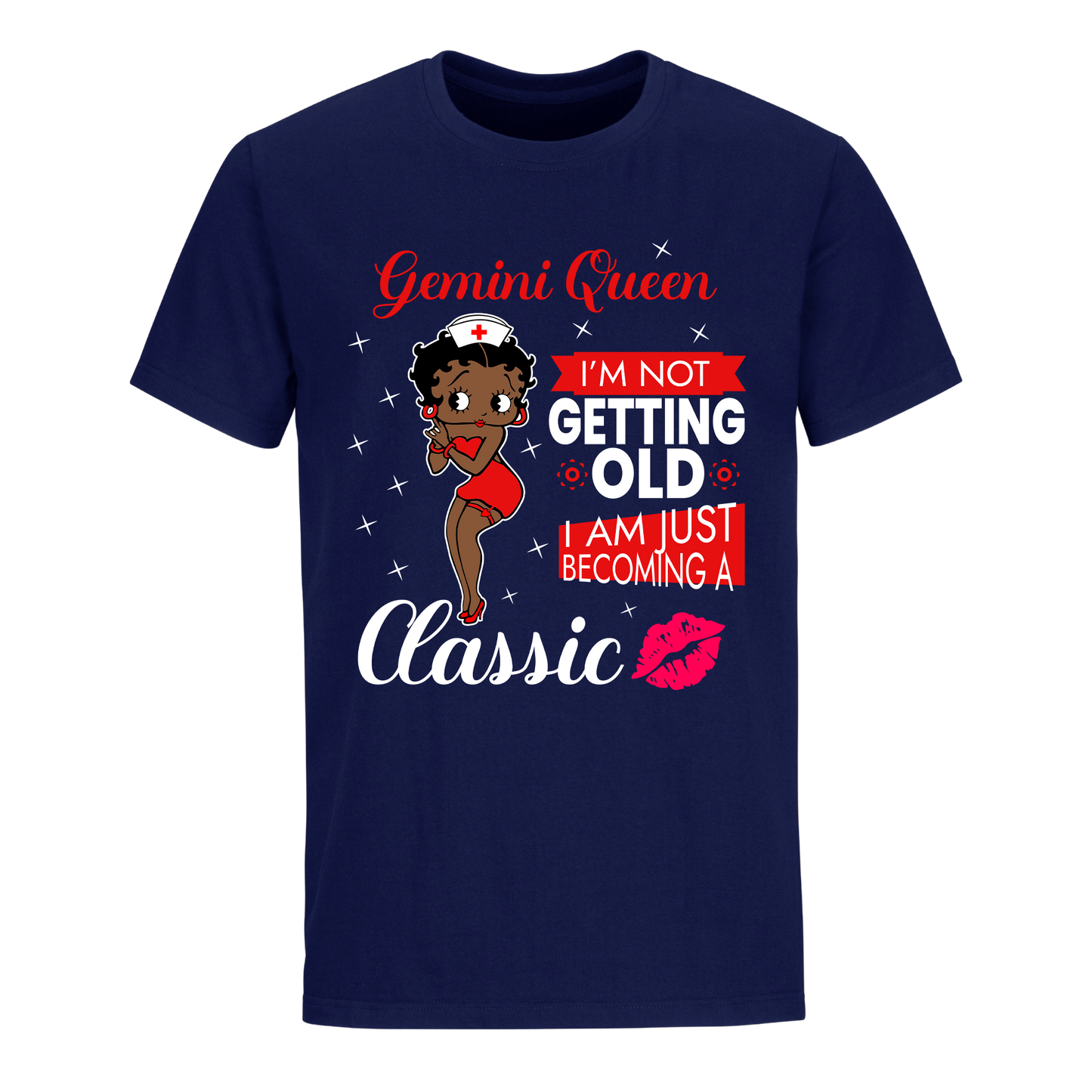 GEMINI BATTY BOOP ELEVEN RED UNISEX SHIRT