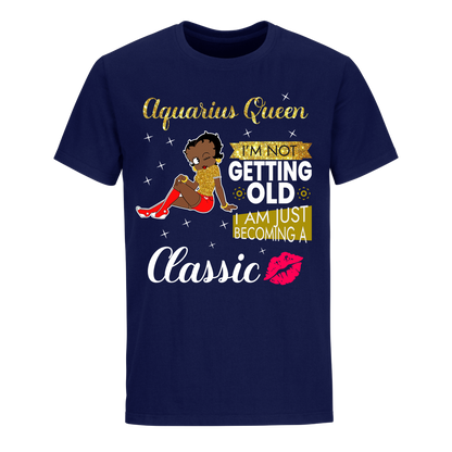 AQUARIUS BATTY BOOP TWELVE GOLDEN UNISEX SHIRT