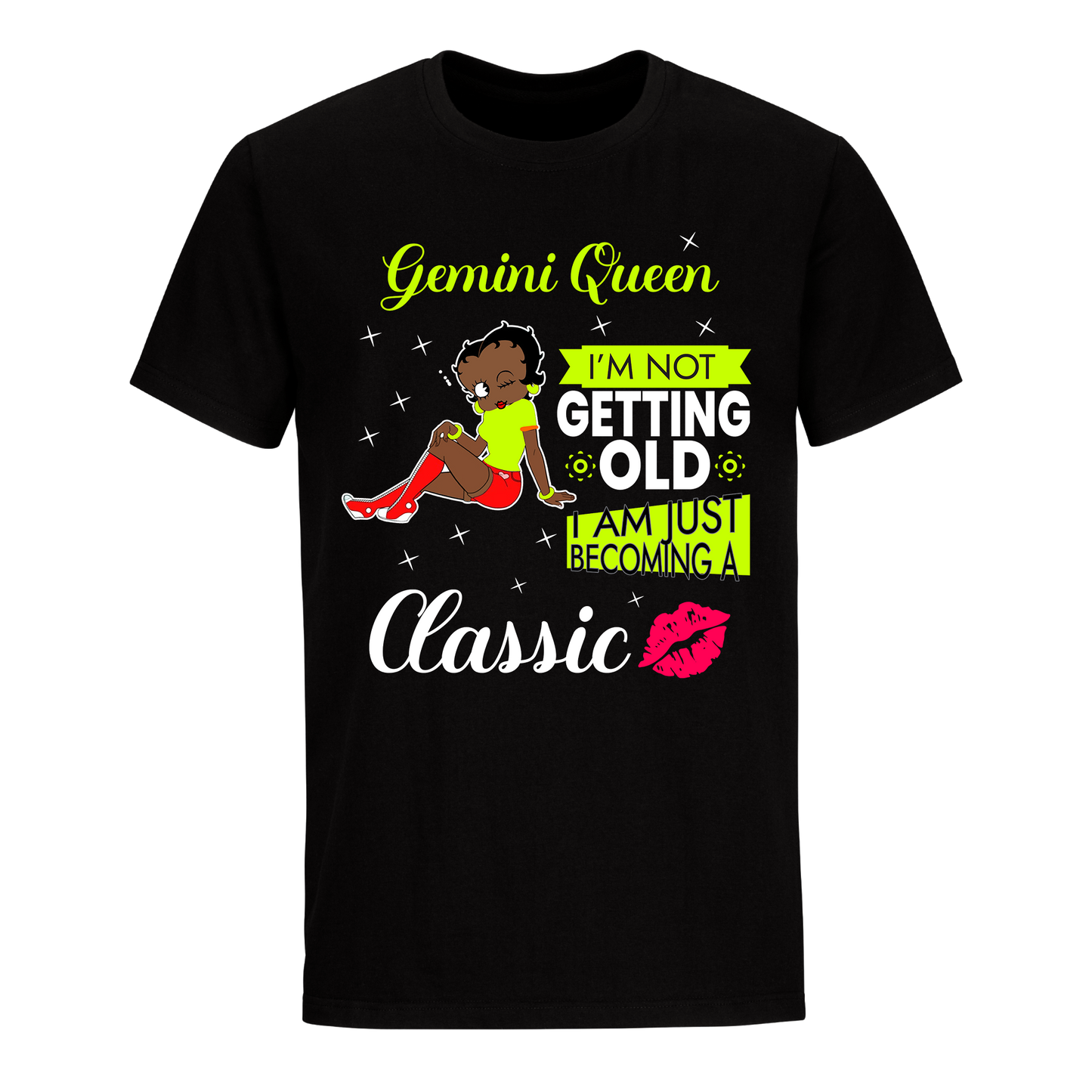 GEMINI BATTY BOOP TWELVE GREEN UNISEX SHIRT