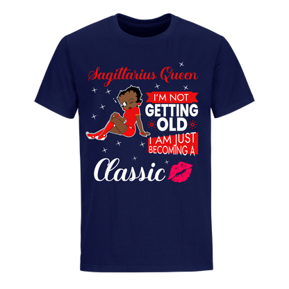 SAGITTARIUS BATTY BOOP TWELVE RED UNISEX SHIRT